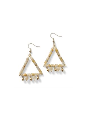 Perry Bijoux Sunstone Boho Geometry Earrings