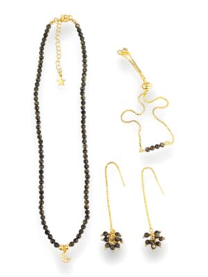 Perry Bijoux Golden Obsidian Essence Set