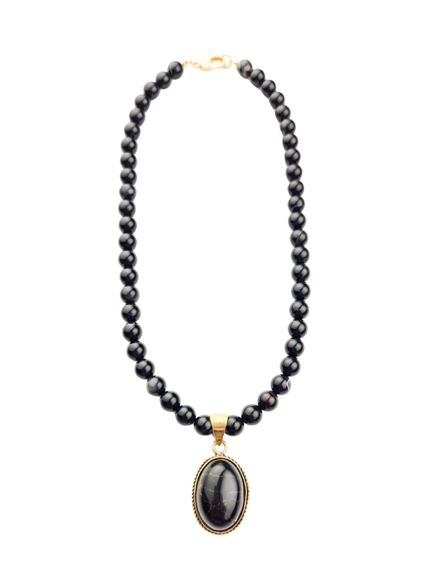 Perry Bijoux Black Onyx Necklace