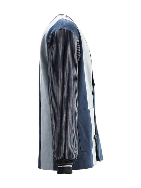Sparkle Collection Blue Biker Jacket Jacket/Blazer - Image 5