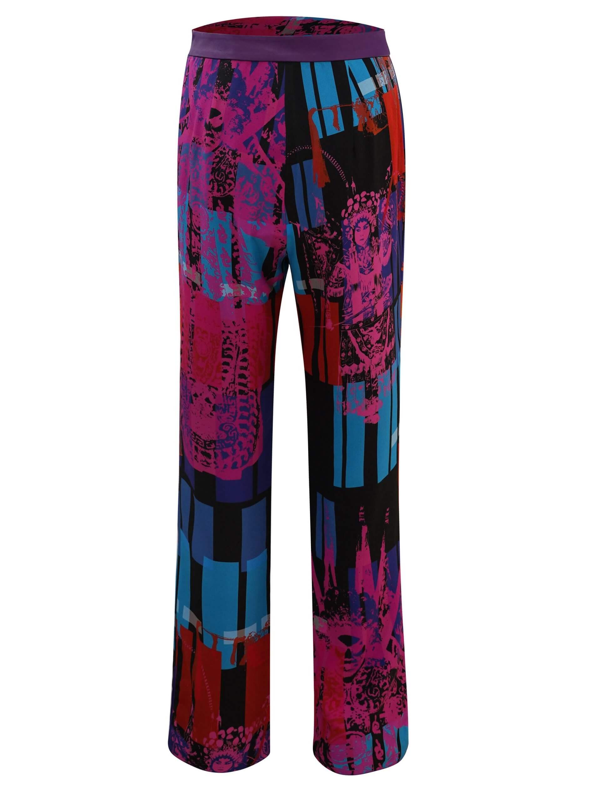 Sparkle Collection Multi-Color Straight Leg Pants - Image 7