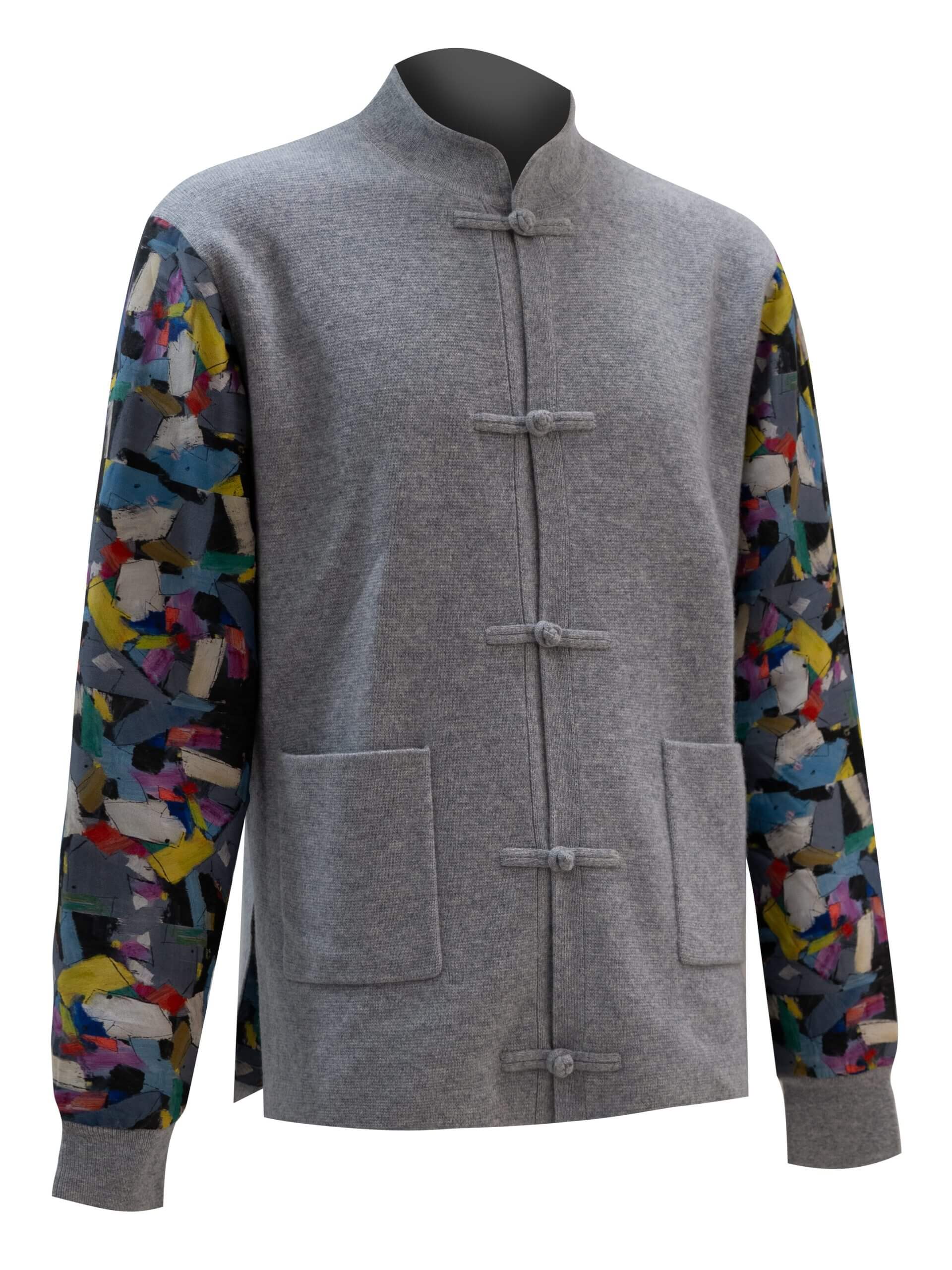 Sparkle Collection Grey Casual Jacket/Blazer - Image 6