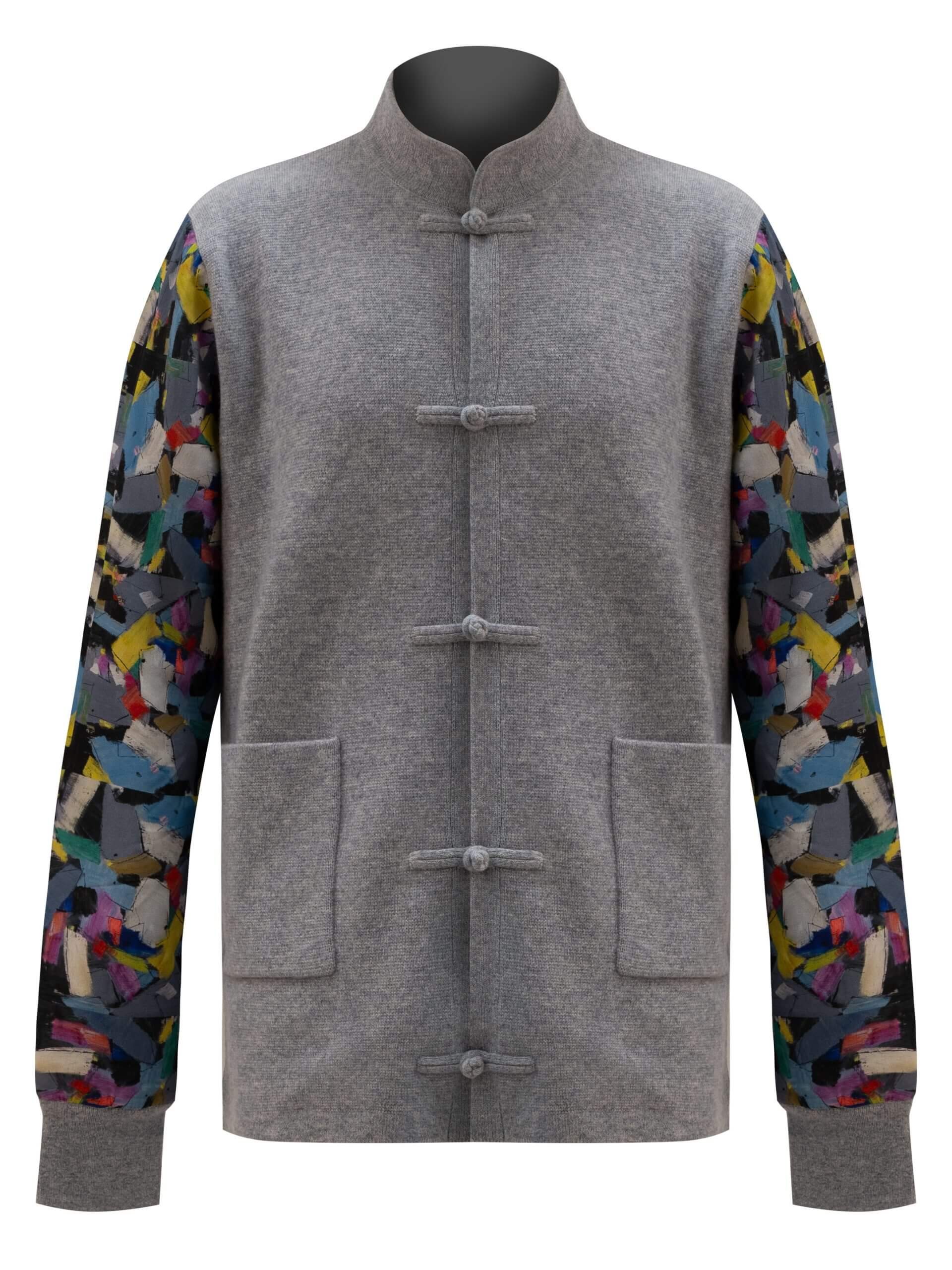 Sparkle Collection Grey Casual Jacket/Blazer - Image 4