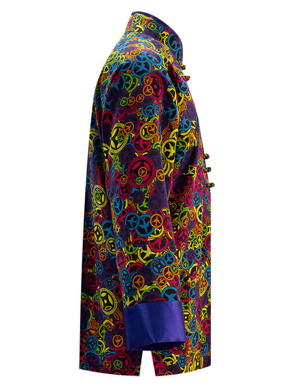Sparkle Collection Multi-Color Button Up Top - Image 5