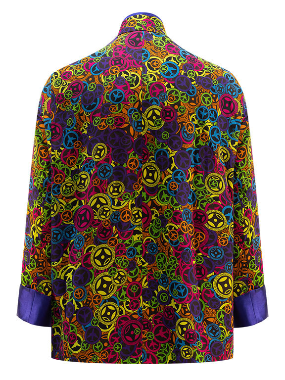 Sparkle Collection Multi-Color Button Up Top - Image 4