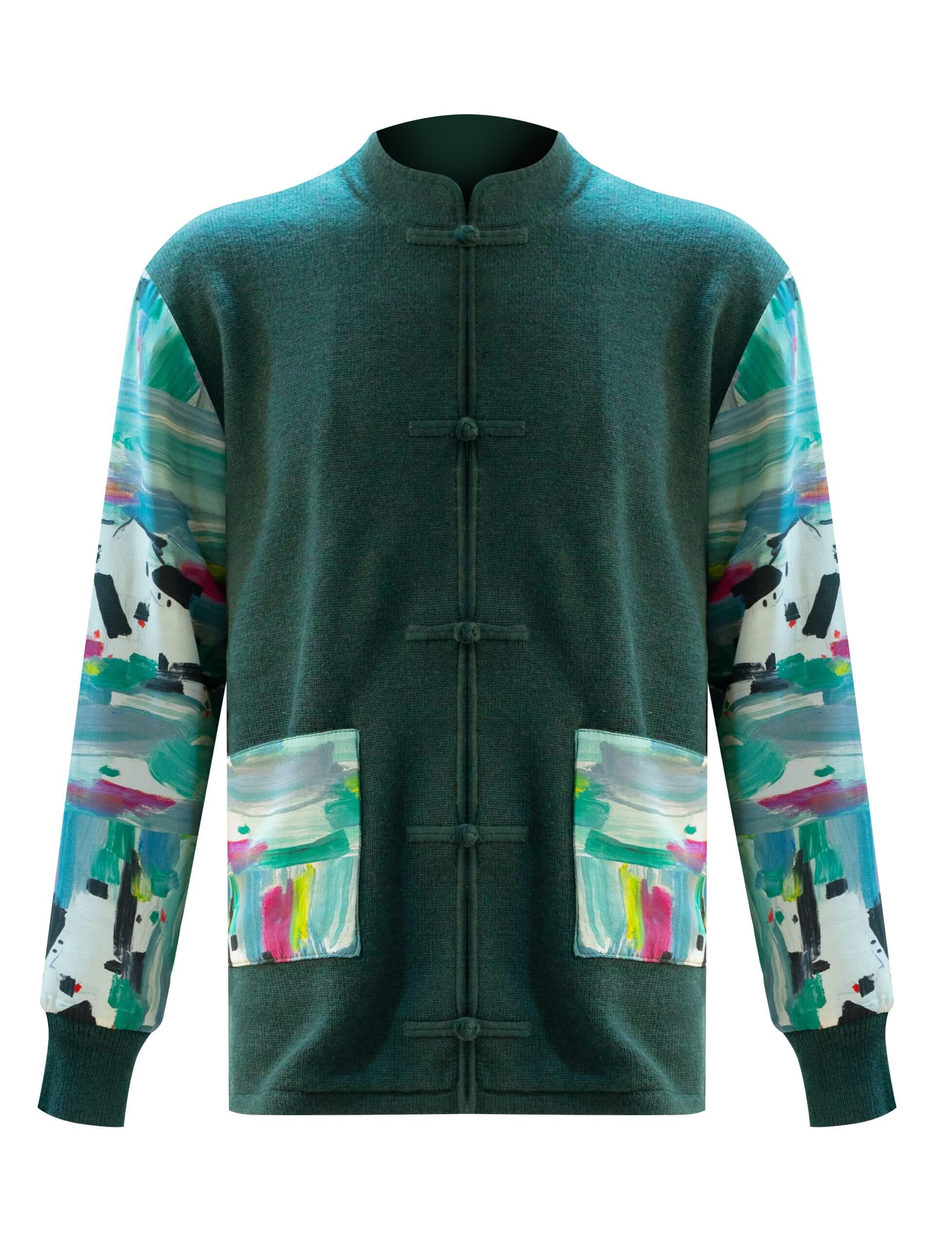 Sparkle Collection Green Casual Jacket/Blazer - Image 6