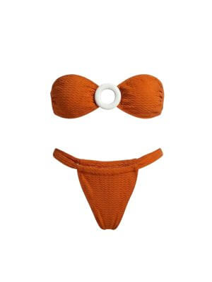 XEACH Orange Bikini Swimwear